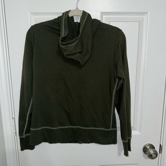 Columbia Zip Up Hooded Swearshirt Green Sz Med‎ - Picture 3 of 8